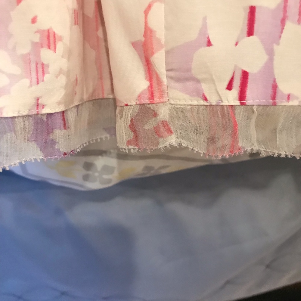 Elie Tahari Spring Summer Pink Cotton Skirt - Picture 8 of 12